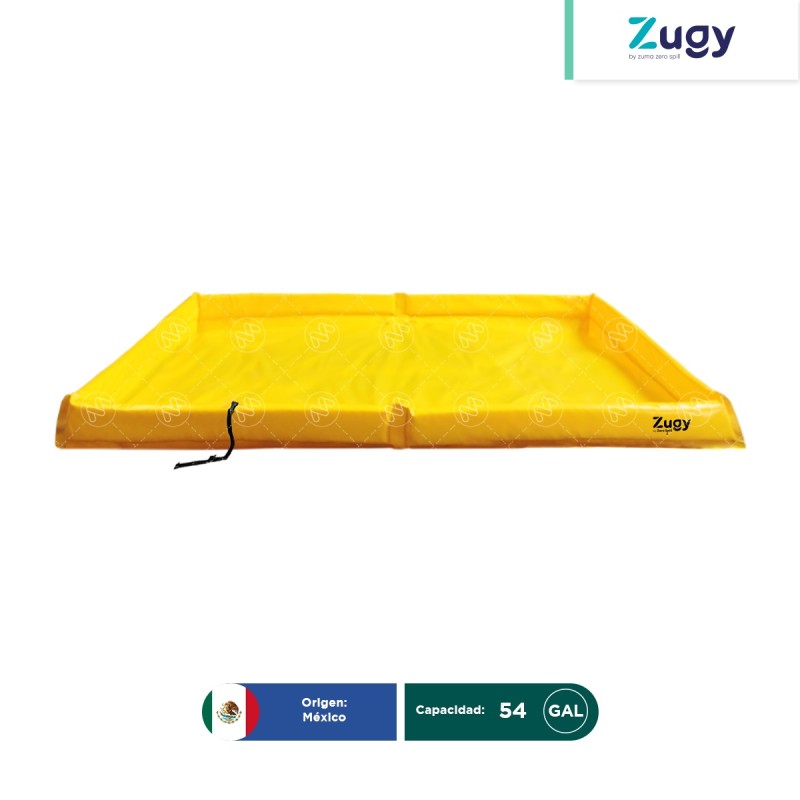 Berma portátil para derrames de 47×94? pulgadas de PVC