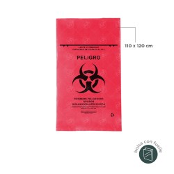 Combo contenedor con 2 ruedas Plastik Gogic RPBI 120 L + paquete con 100 bolsas RPBI