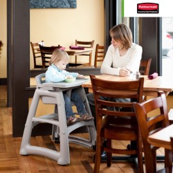 Charola para silla – periquera para bebe restaurantes Rubbermaid
