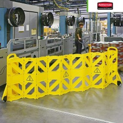 Barrera de seguridad móvil 13 pies Rubbermaid