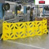 Barrera de seguridad móvil 13 pies Rubbermaid
