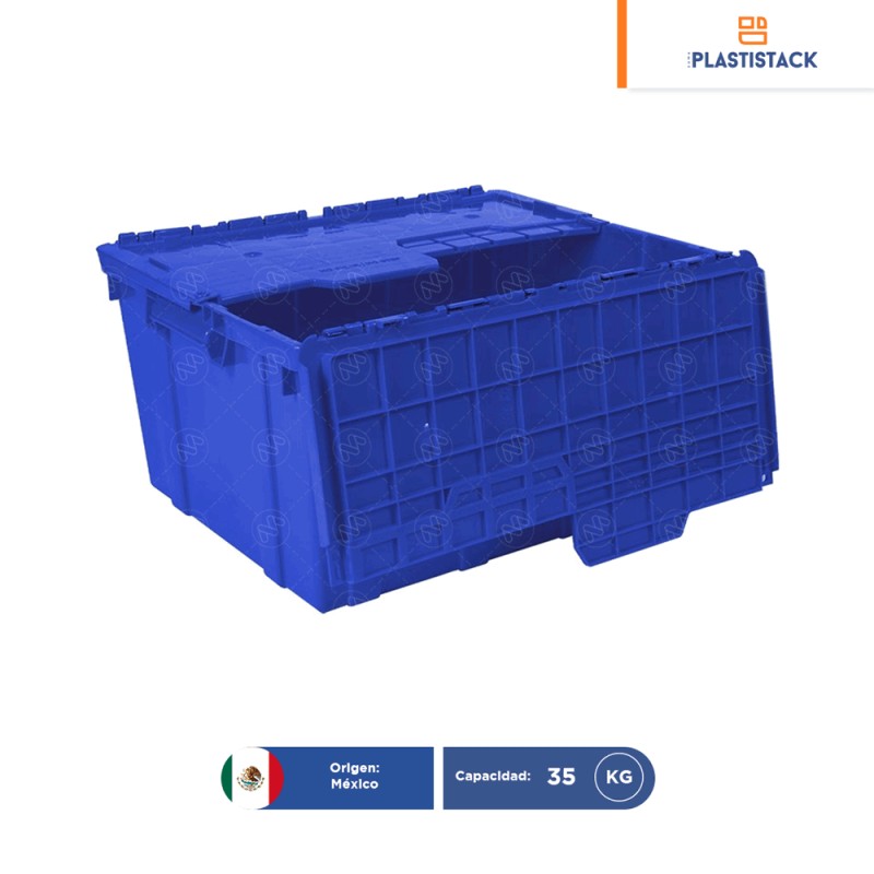 Caja de bisagras 60-50 con tapa | 61 x 49 x 32 cm