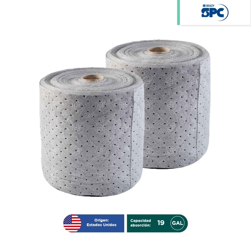 Rollos de tapetes absorbentes Universal Basic 15?x150? SPC