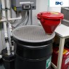 Tapete absorbente cubre tambos c/25 piezas universal