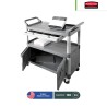 Carro para instrumentos c/puertas y cajón Xtra Rubbermaid
