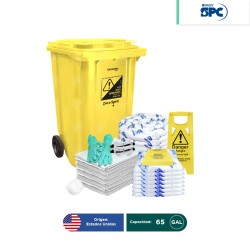 Kit antiderrames móvil para aceite y derivados del petróleo SPC 65 Gal | absorción 62 Gal