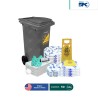 Kit antiderrames móvil para aceite y derivados del petróleo SPC 50 Gal | absorción 44 Gal V2