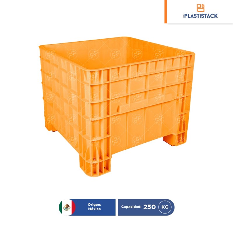 Contenedor méxico mediano cerrado | 80 x 80 x 65 cm