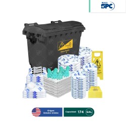 Carro antiderrames móvil para aceite y derivados del petróleo SPC 174 Gal | absorción 131 Gal