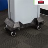 Plataforma con ruedas Contenedor Slim Jim Rubbermaid