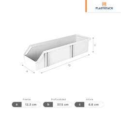 Gaveta de plástico No 11 | 37.5 x 12.3 x 8.6 cm | 14.5? x 4.75? x 3.33?