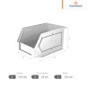 Gaveta de plástico No 04 | 23 x 14.5 x 13.5 cm | 9? x 5.75? x 5.33?