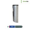 Porta extintor medio punto en acero inoxidable Greenbin 38 x 19 x 60 cm