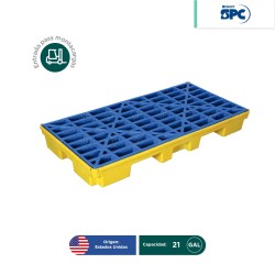 Plataforma antiderrames 2 tambos SPC