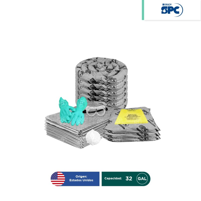 Repuesto para Kit antiderrames móvil universal SPC 32 Gal | absorción 30 Gal