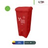 Bote de basura tapa vaivén Estra MR RPBI 53 L