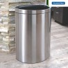 Bote de basura acero inoxidable tipo D Tramontina 49 L