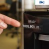 Etiquetas multiusos de poliéster transparente para ambientes agresivos con cinta de impresión para impresoras M210, BMP21-PLUS –