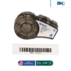 Etiquetas criogénicas autolaminables de poliéster con cinta de impresión para uso en laboratorios, para impresoras M21 – 0.75? S