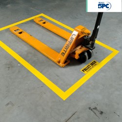 Cinta de seguridad de poliéster sólido para marcar pisos ToughStripe SPC 2?x100?