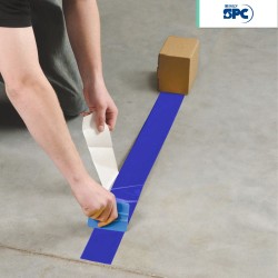 Cinta de seguridad de poliéster sólido Azul ToughStripe SPC 4?x100?