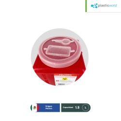 Contenedor para punzocortantes 1.5 L