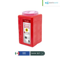 Contenedor para punzocortantes 2.7 L