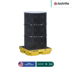Plataforma antiderrames 1 tambo EcoPolyBlend Justrite 12 Gal
