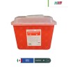 Contenedor rojo para punzocortantes 4 L