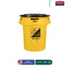Contenedor redondo Brute con tapa Rubbermaid 20 Gal