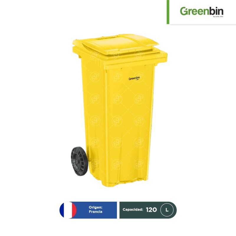 Contenedor con 2 ruedas Greenbin 120 L