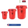 Combo contenedor Brute RPBI 20, 32 y 44 Gal + paquete con 100 bolsas RPBI