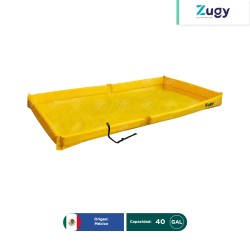 Berma portátil para derrames de 36×71? pulgadas de PVC
